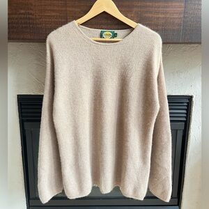 Cabela’s 100% Cashmere Ribbed Sweater – Soft Neutral Pullover – Winter Classic